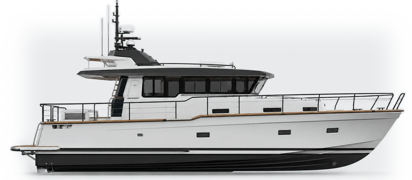 Nord Star 49+ Pilothouse külgvaade
